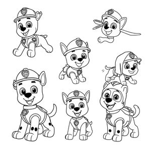 PAW Patrol: Rescue Mission Coloring Book