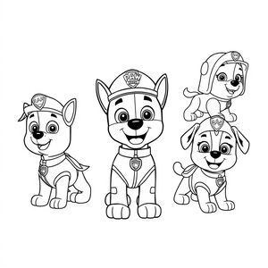 Kolorowanka Psi Patrol