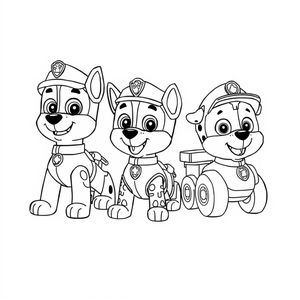 Kolorowanka Psi Patrol