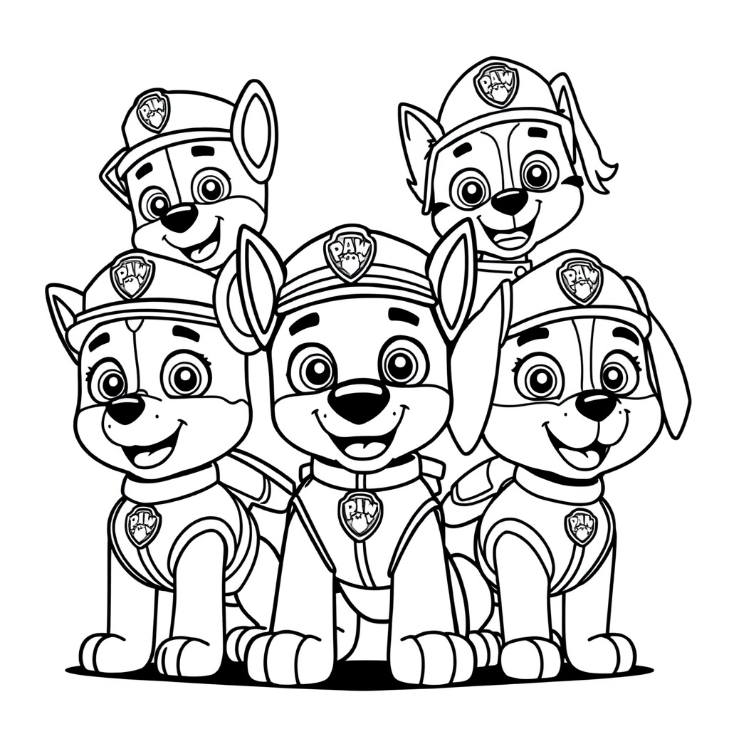 PAW Patrol Coloring Book