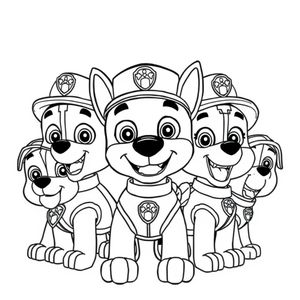 Kolorowanka Psi Patrol