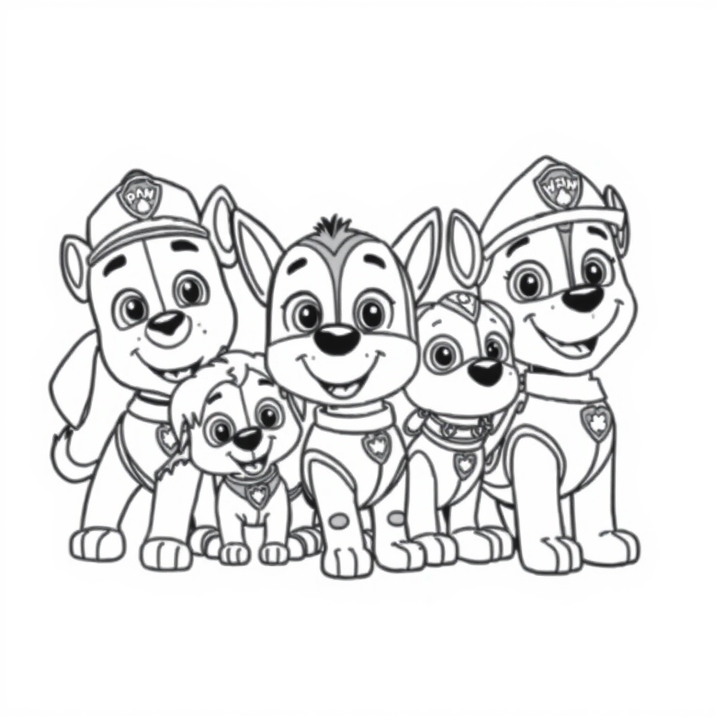 PAW Patrol Coloring Book