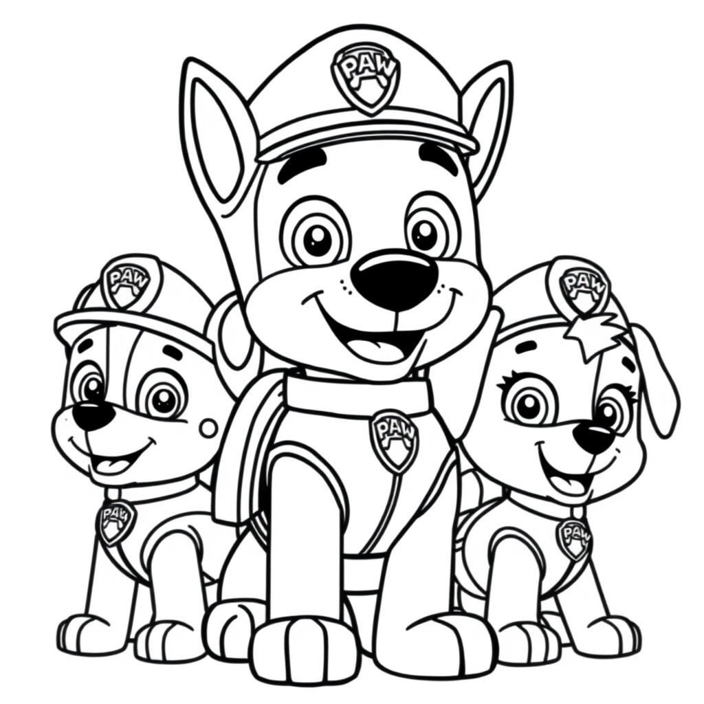 PAW Patrol Coloring Page