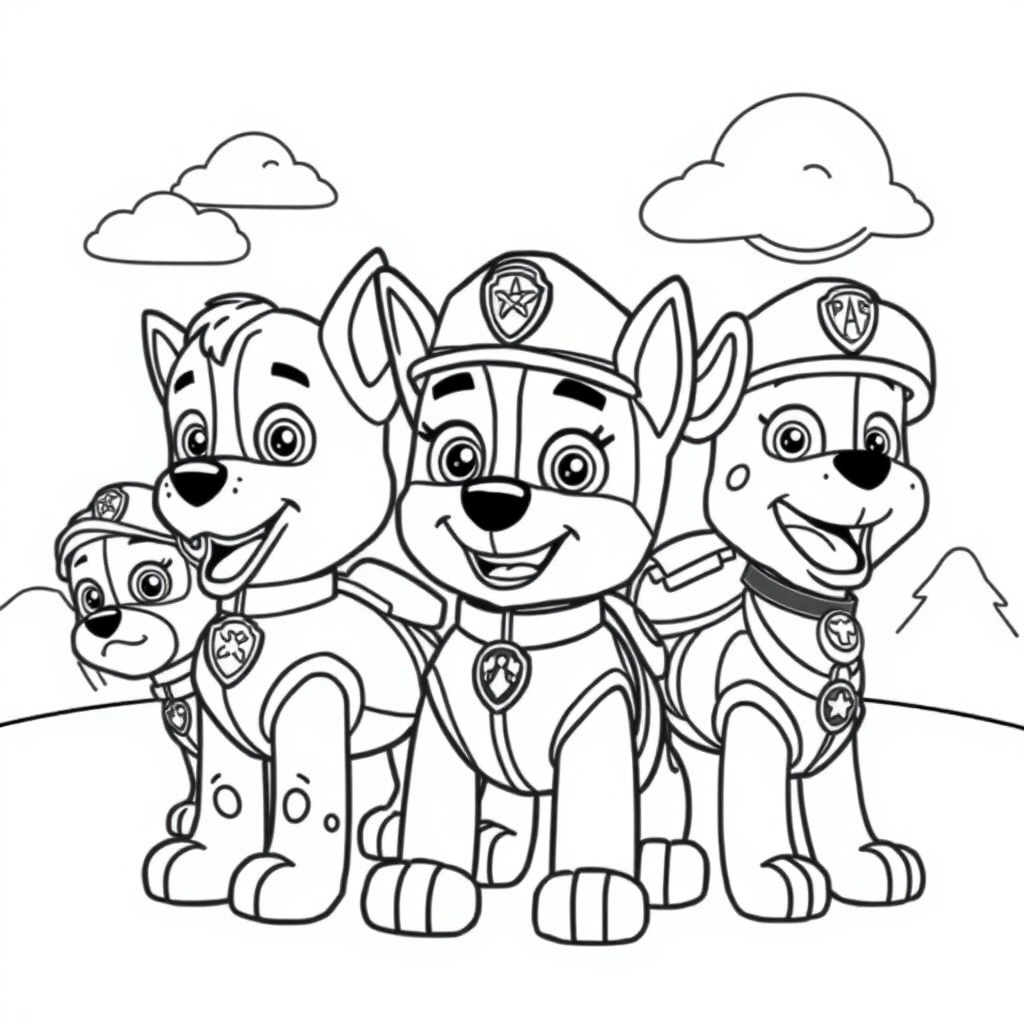 PAW Patrol Coloring Book