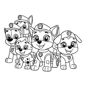Kolorowanka Strażnicy PAW Patrol