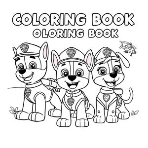 Coloring Book: PAW Patrol