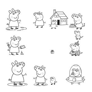 Kolorowanka Peppa Pig