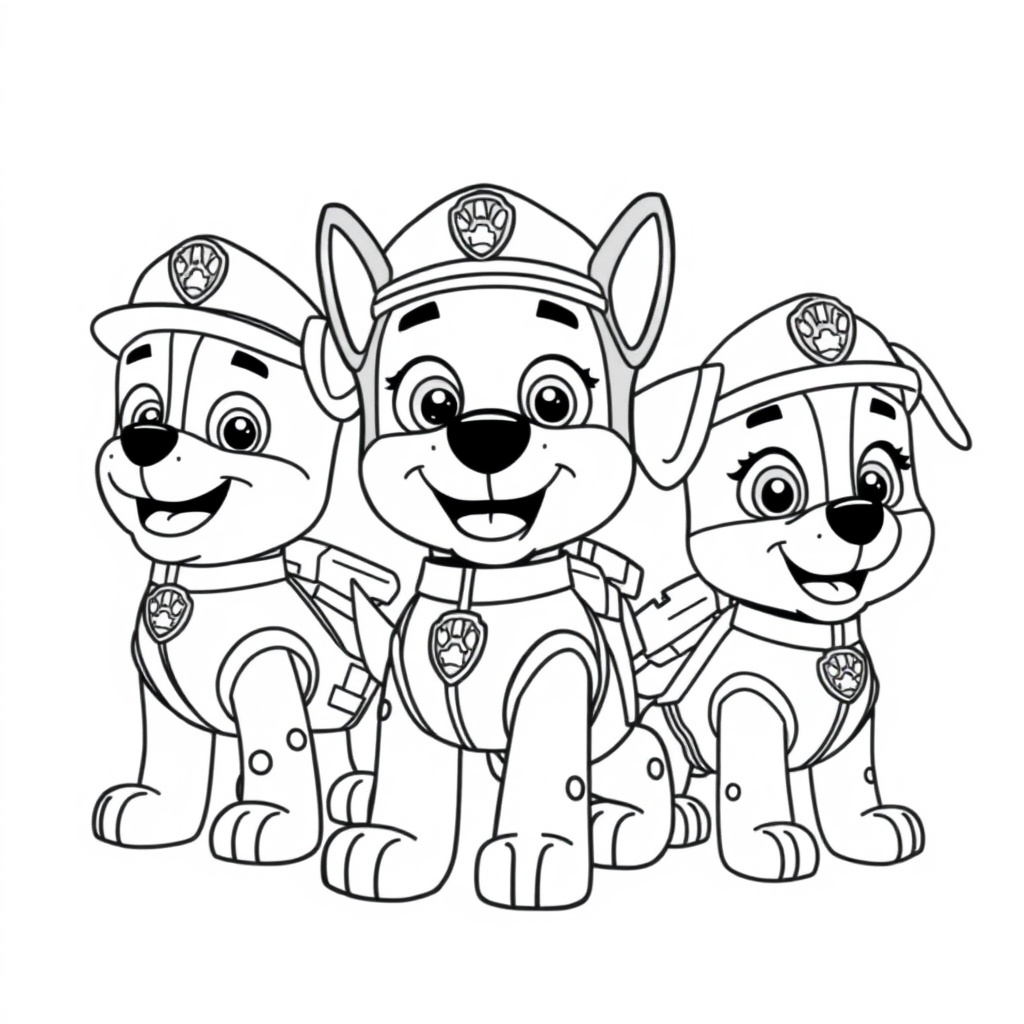 PAW Patrol Coloring Page