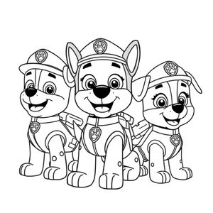 PAW Patrol Coloring Page