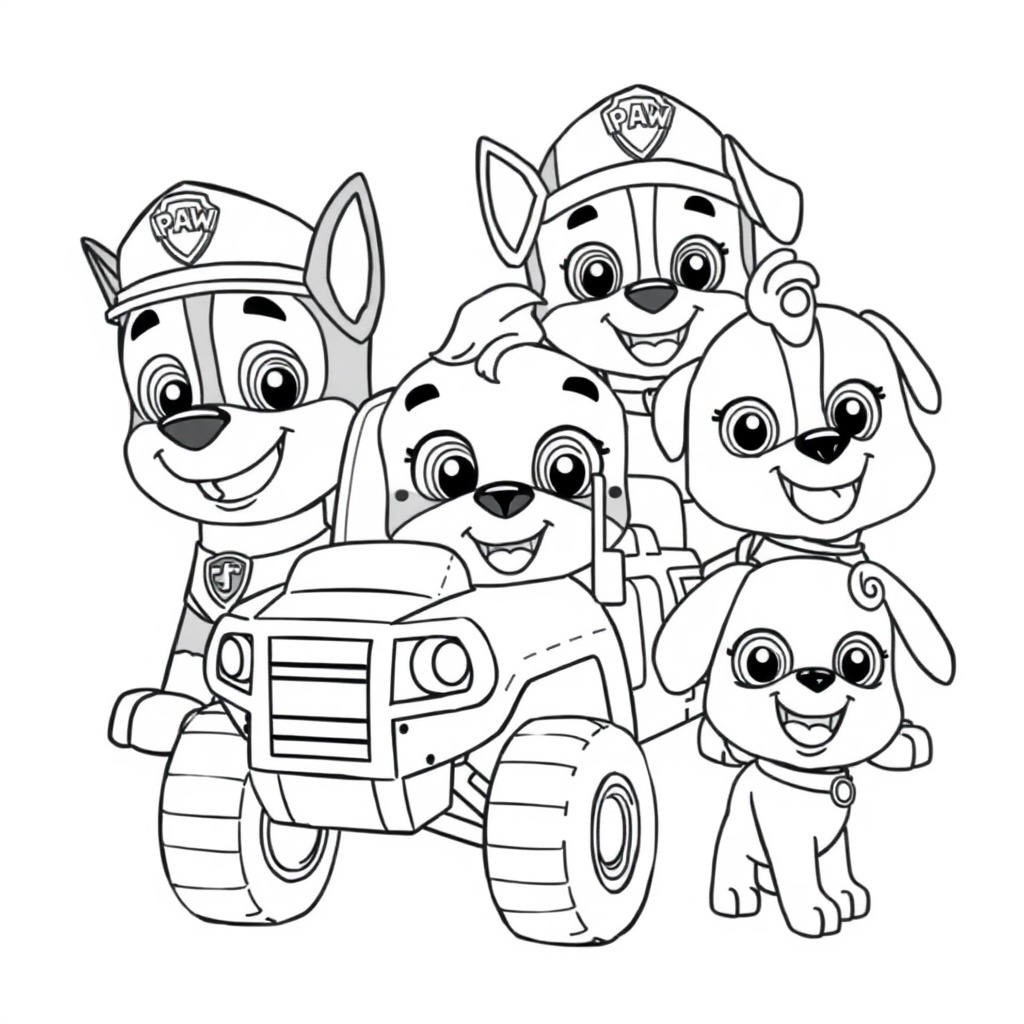 PAW Patrol Coloring Book