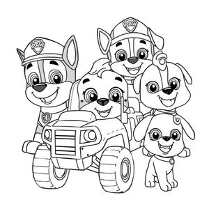 Kolorowanka Psi Patrol