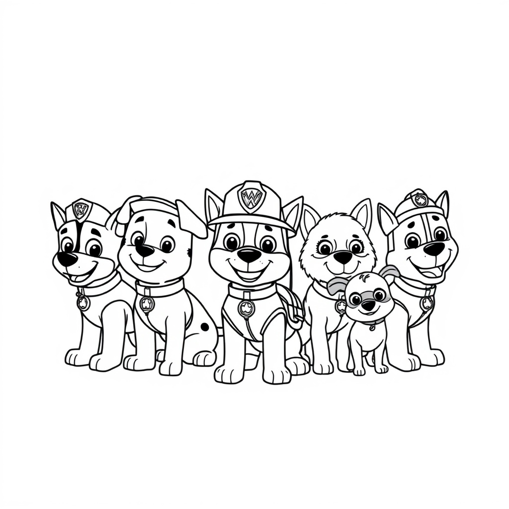 PAW Patrol Coloring Page