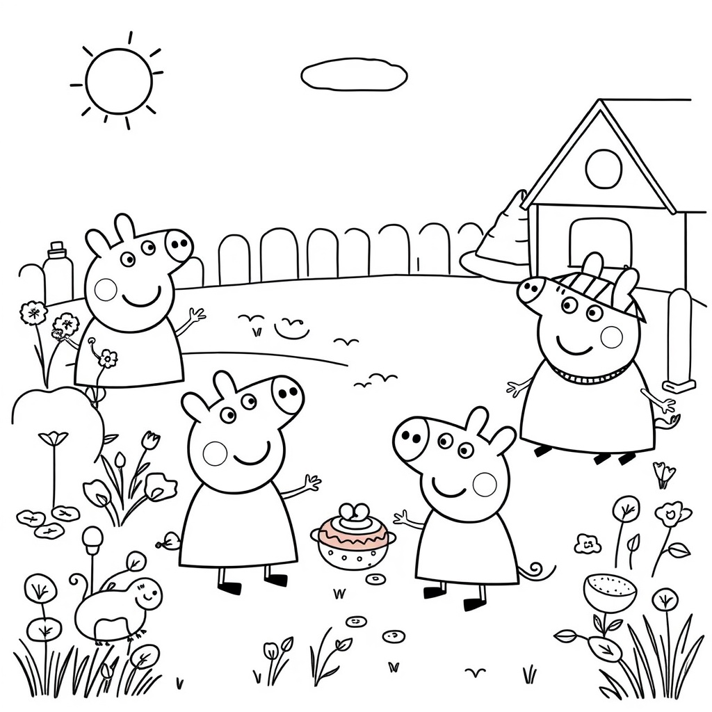 Peppa Pig Coloring Book