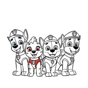 Kolorowanka Psi Patrol