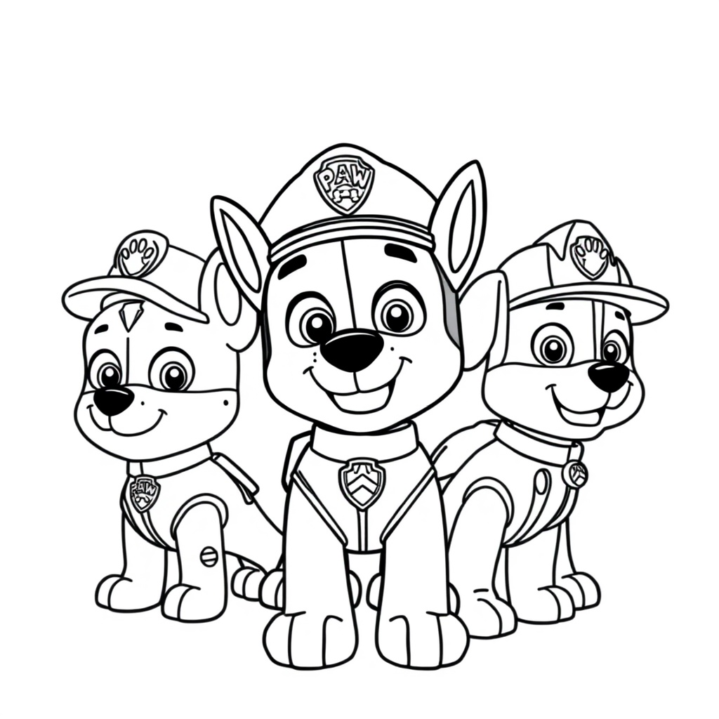 Coloring Book: PAW Patrol