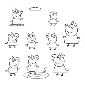 Kolorowanka Peppa Pig