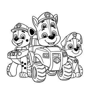 Kolorowanka Psi Patrol