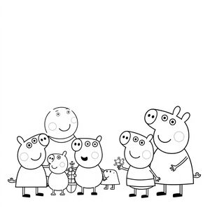 Peppa Pig Kolorowanka
