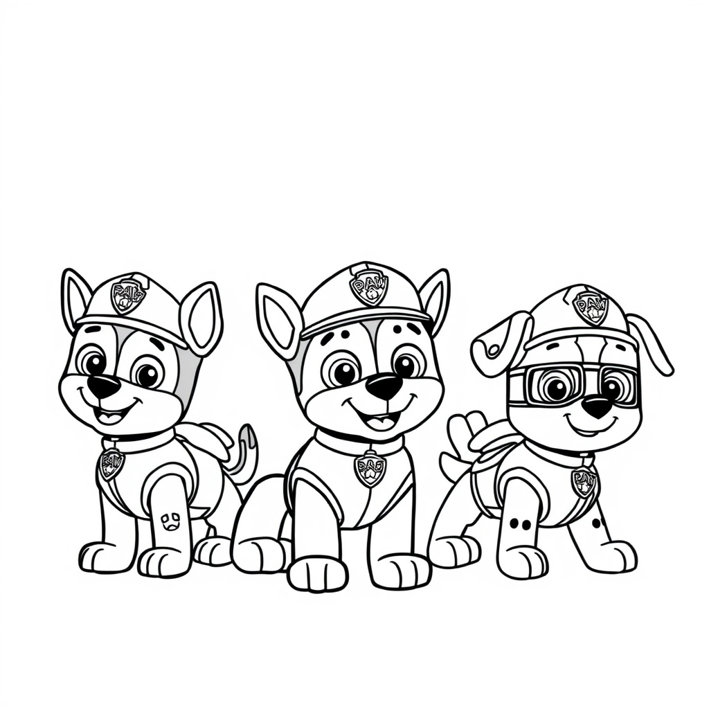 Psi Patrol: Misje Kolorowanek