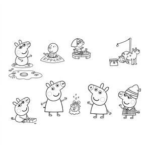 Peppa Pig Coloring Book