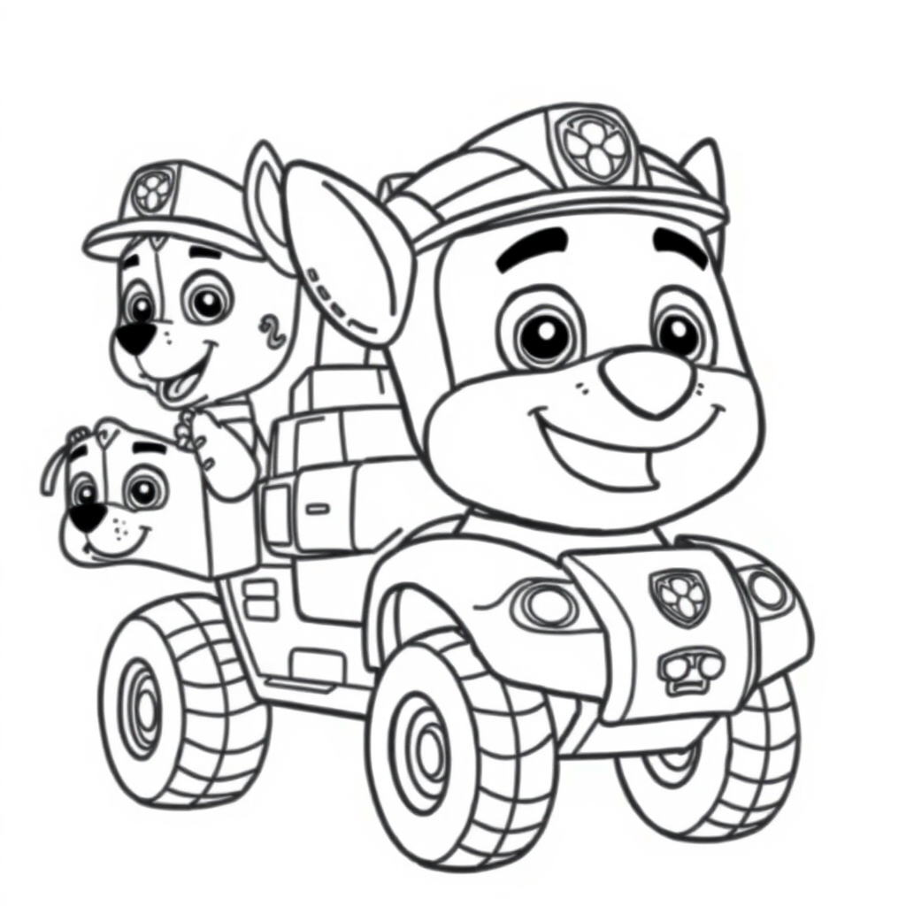Kolorowanka Psi Patrol