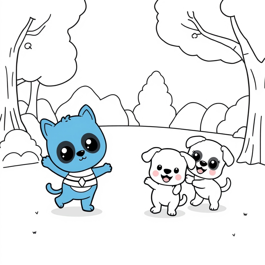 Bluey Adventure Coloring