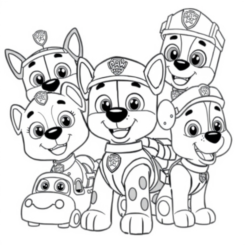 PAW Patrol Coloring Book