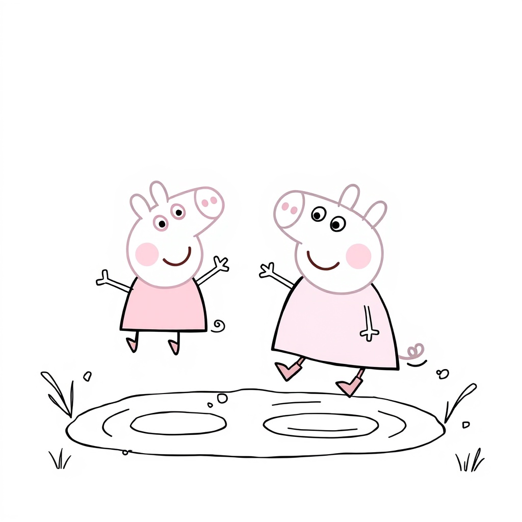 Libro de Colorear de Peppa Pig