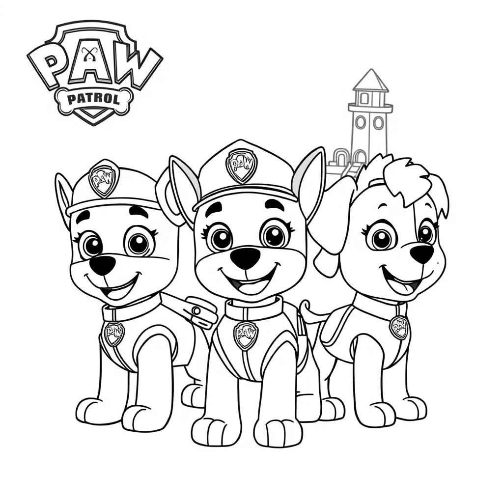 Patrulla Canina: Libro para Colorear de Aventuras