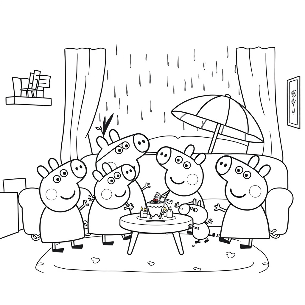 Kolorowanka Peppa Pig