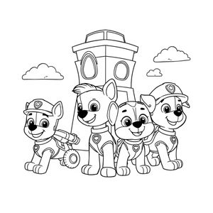 Kolorowanka Psi Patrol