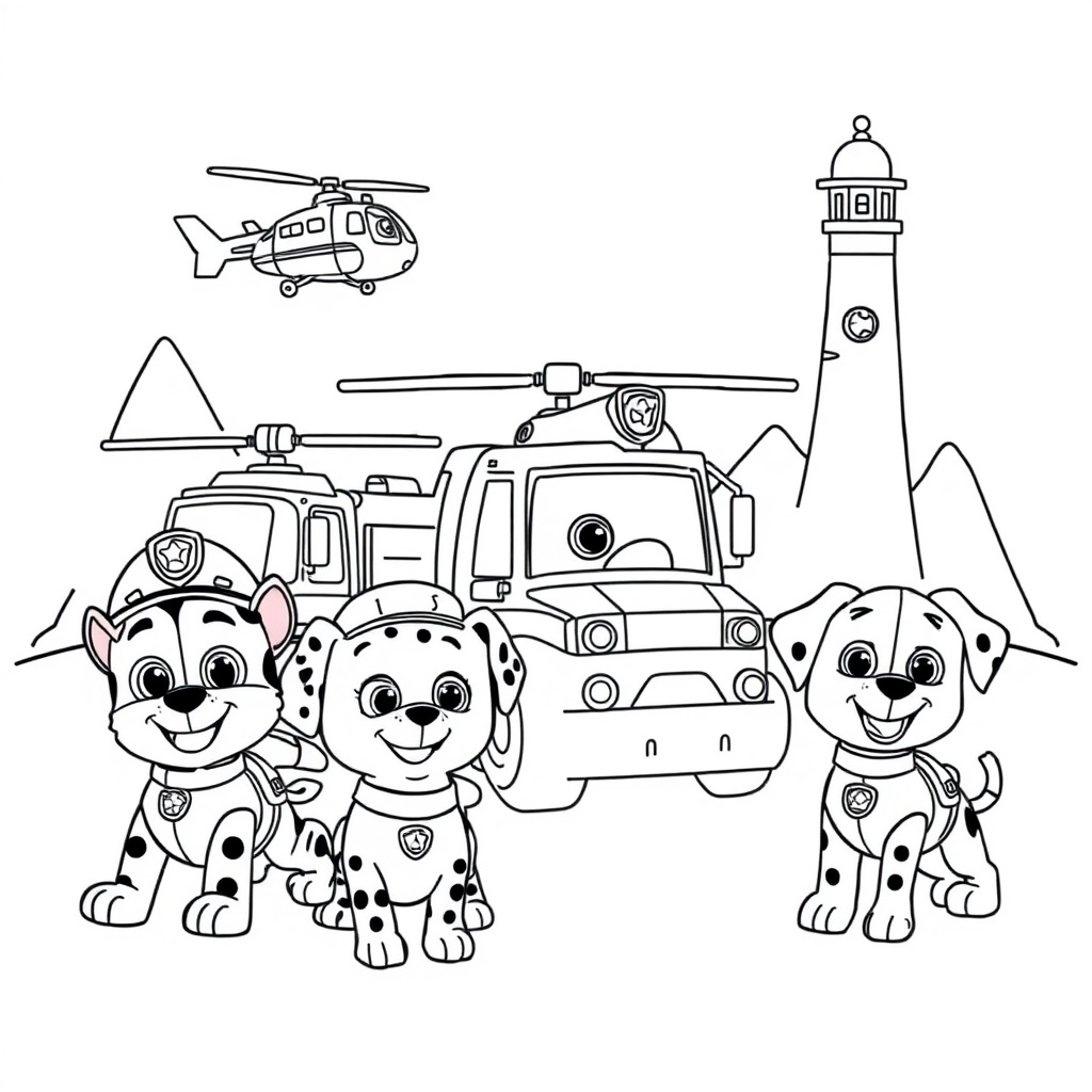 PAW Patrol Coloring Book