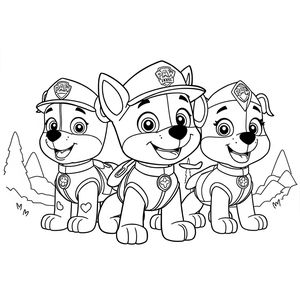 PAW Patrol Mission Coloring Book