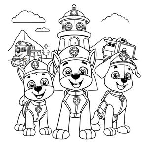 PAW Patrol Coloring Book
