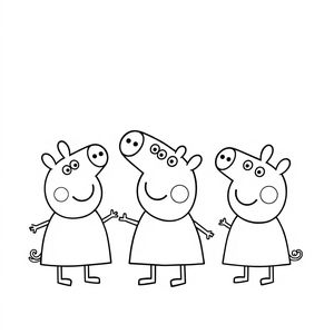 Kolorowanka: Peppa Pig