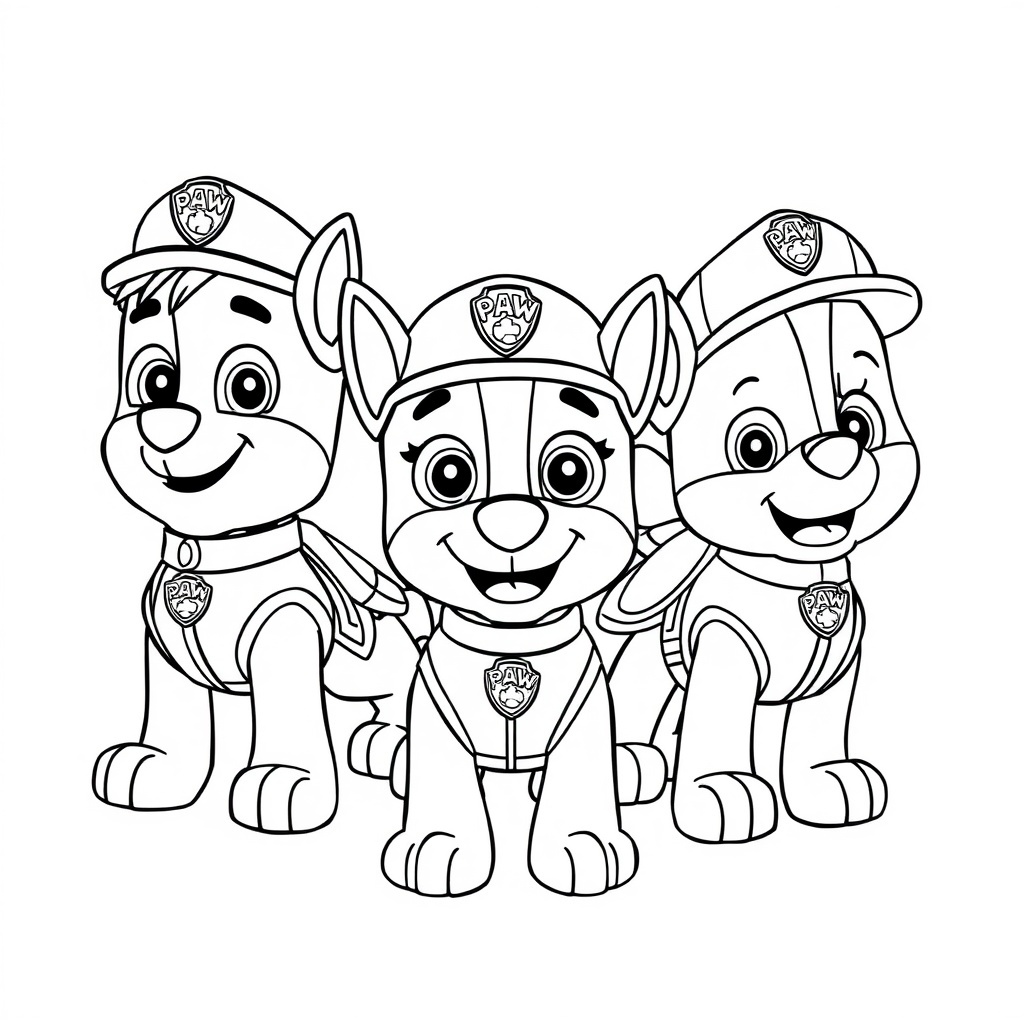 Libro para Colorear: PAW Patrol