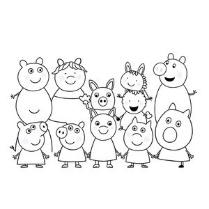 Kolorowanka Peppa Pig