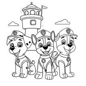 Coloring Page: PAW Patrol
