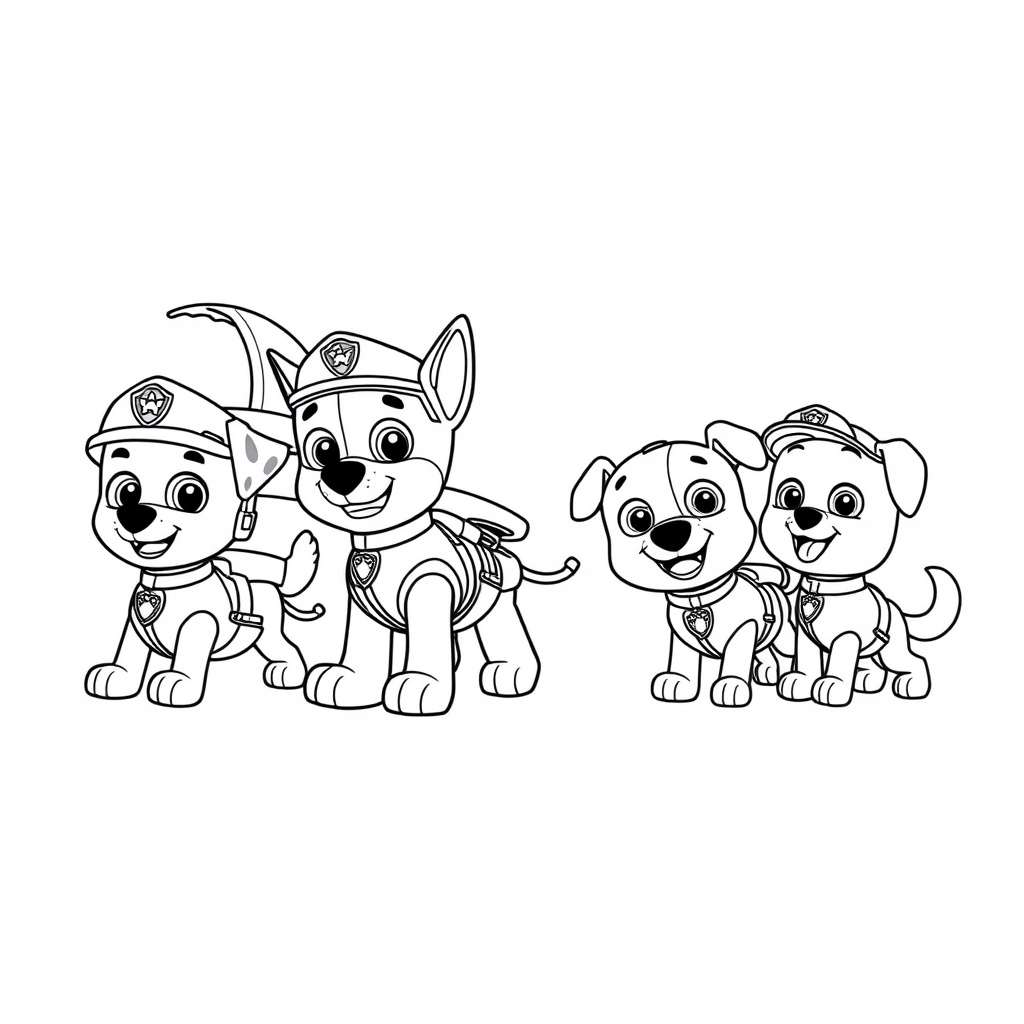Coloring Book: PAW Patrol