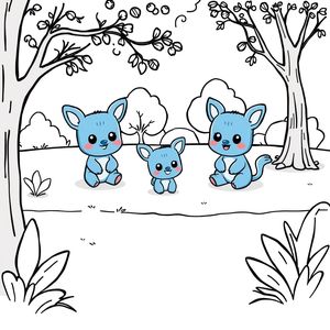 Bluey Coloring Book