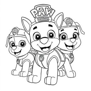 Kolorowanka Psi Patrol