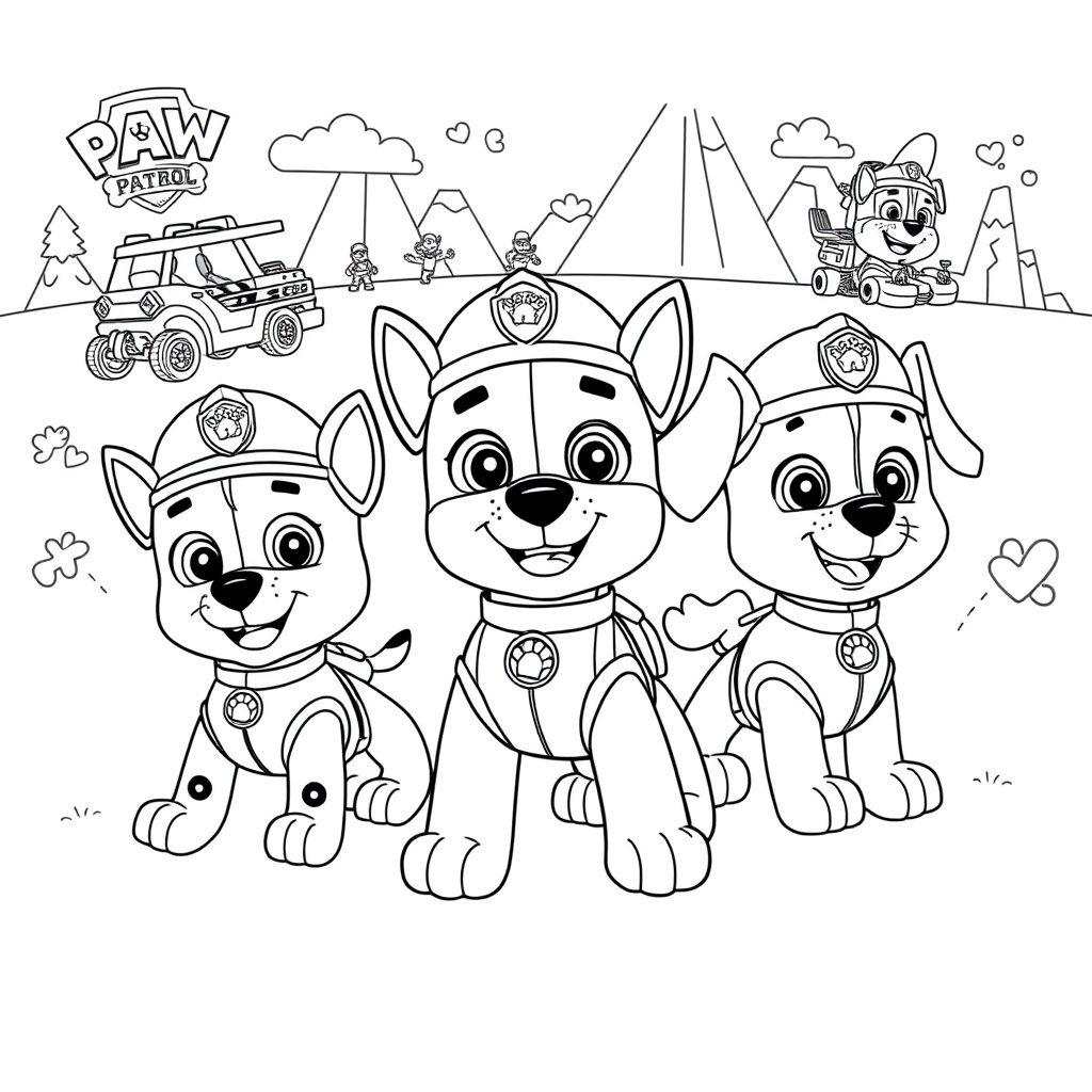 PAW Patrol Coloring Book