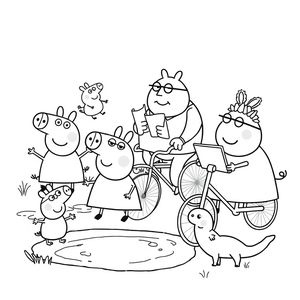 Kolorowanka Peppa Pig