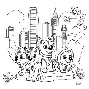 Coloring Book: PAW Patrol