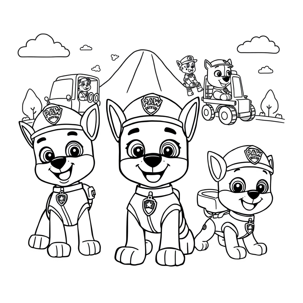 PAW Patrol Coloring Book