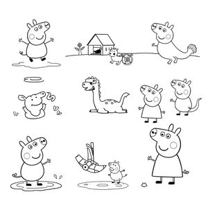 Kolorowanka Peppa Pig