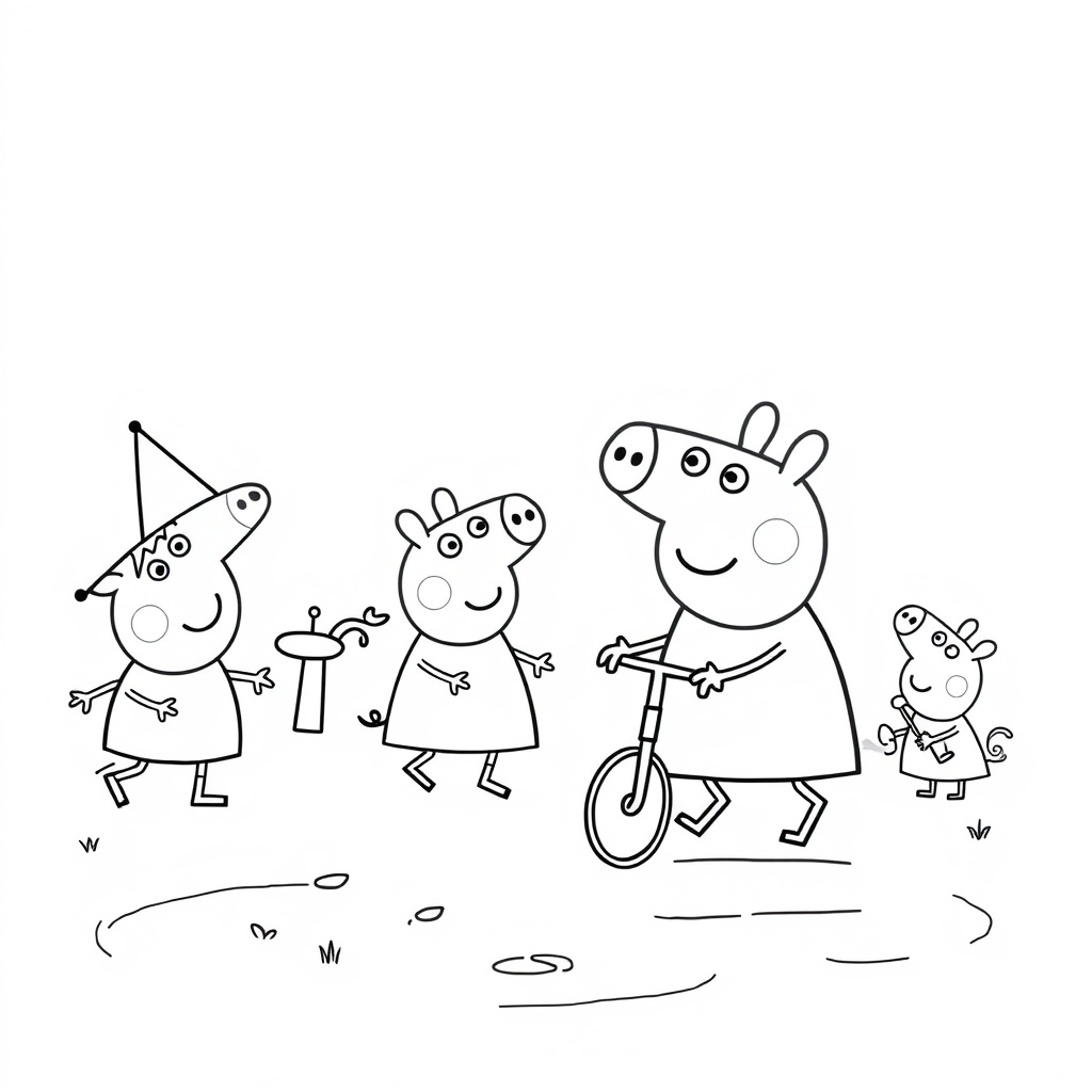 Kolorowanka Peppa Pig