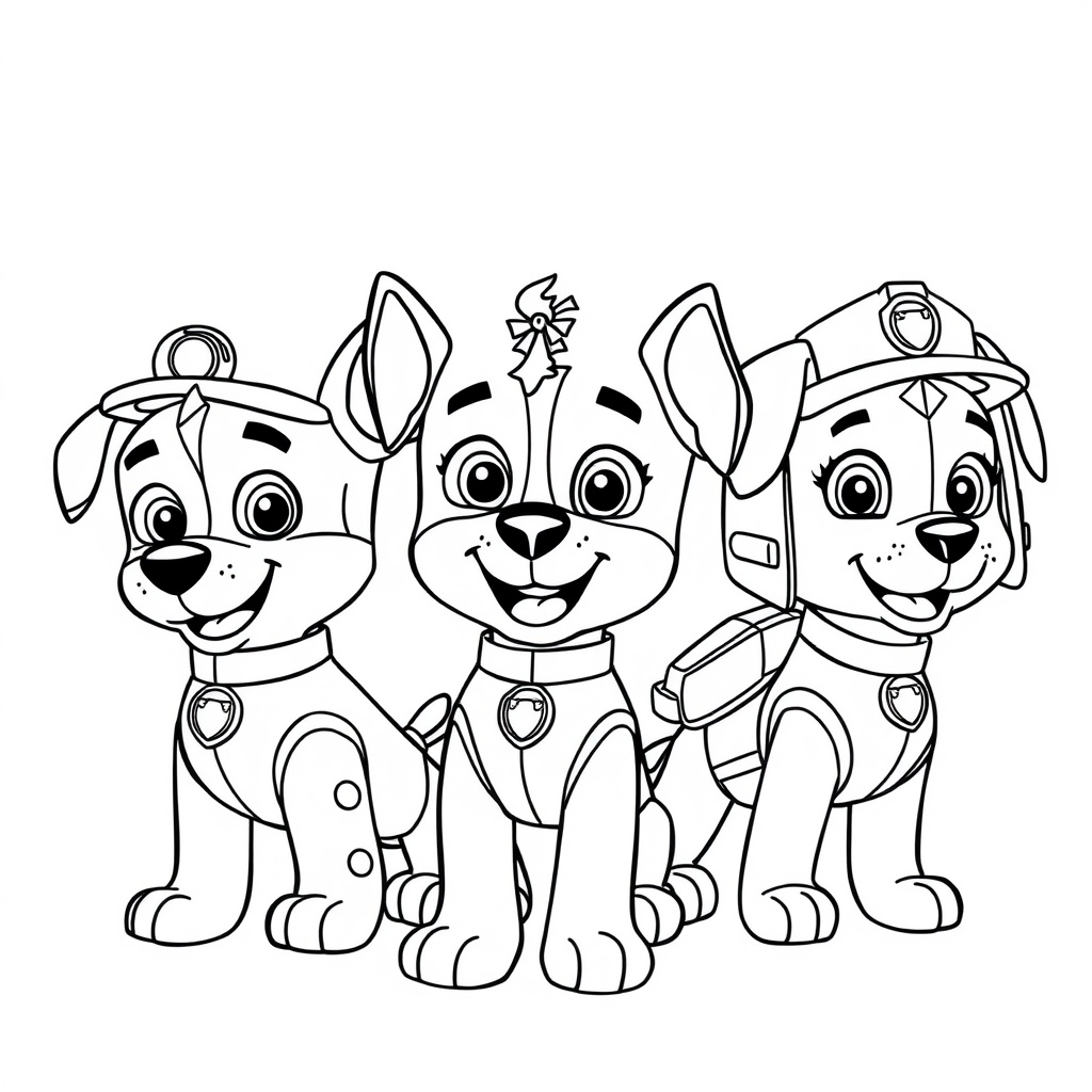 Kolorowanka Psi Patrol