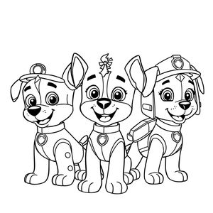 Kolorowanka Psi Patrol