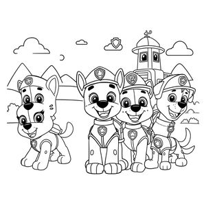 Coloring Book - PAW Patrol